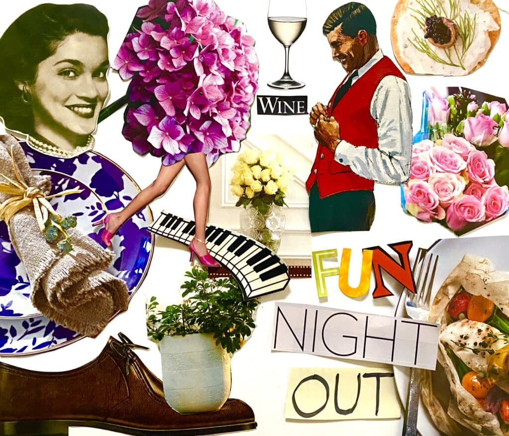 Collage Art Work by Susan Pepler and Lorraine Briscoe