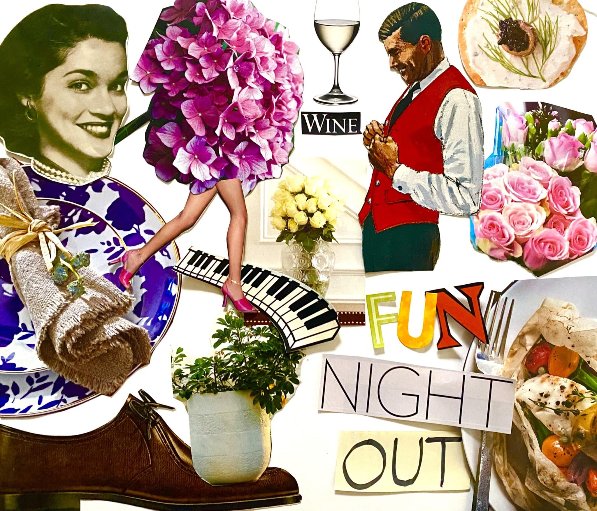Collage Art Work by Susan Pepler and Lorraine Briscoe Collage Art Work by Susan Pepler and Lorraine Briscoe